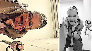 Cum Drain Compilation 3. Vicious Blonde from FRANCE Axell Shows Her Love Life for You.