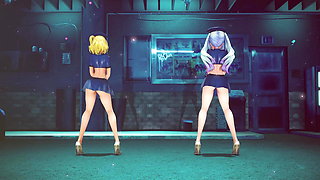 Mmd R-18 Anime Girls Sexy Dancing Clip 264