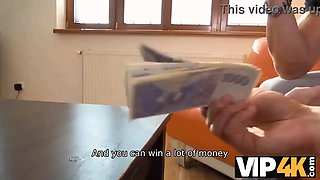 Vip4k. huge titted blond gladly participates in lovely affair with hubby beside