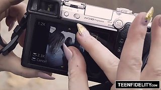 TEENFIDELITY Little Goth Charlotte Sartre Assfucked