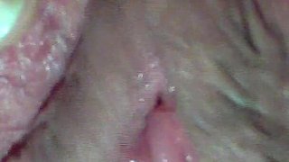 Girl Plays with Her Spread Pussy and Pees