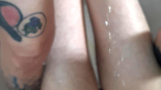 Pissing on Alpha's Cock