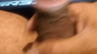 I went to the bathroom in college, shook it, drained the water.