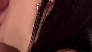 The Guy Tests How Deep the Bitch's Throat Is and Inserts His Dick in There up to His Balls