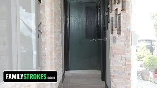 Stepsis wonders what stepbro\u2019s schlong looks like, & the more she thinks about it, the hornier she gets