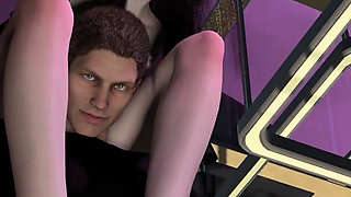 3D Hot Cosplay Stripper Naked Her Perfect Ass Got Fucked so Hard
