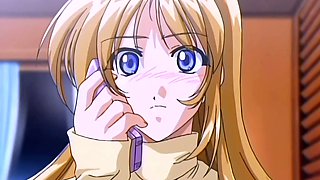 Squirting anime cartoon teen