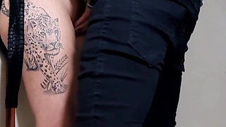 Anal Sex with Hotwife Unfaithful Wife in the Bar Pantry