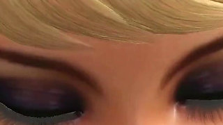 Sci-fi sex. Hot sexy blonde gets fucked in the lab. Fuck machine