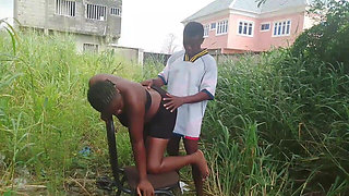 She Was on My Fan Harvesting Cassava Before I Come and Meet Her