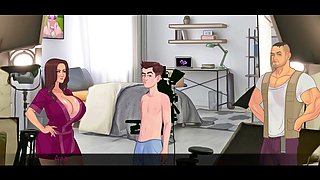Wild cartoon sex adventures featuring futanari and hot hentai antics