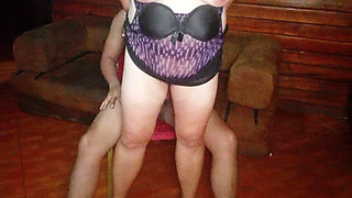 Rich fuck with a mature 70-year-old granny neighbor