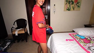 Big ass Thai MILF wife HOT pussy fuck