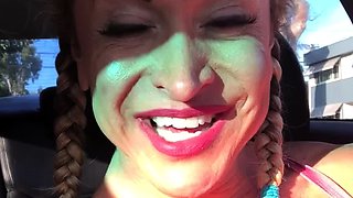 Blonde emo amateur solo masturbation
