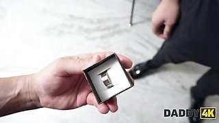 Daddy4k featuring Ridge Crix and Caroline Marian's daddy movie