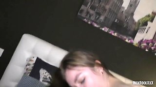 Skinny Gymnasts Wild Anal Fun: Close-up Cum On Pale Skin