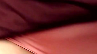 Peach Panties Cameltoe Under Sexy Lace Skirt