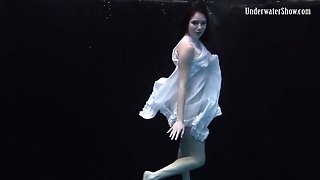 Underwater world of bare stunners