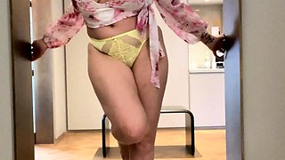 Big Boobed Blonde Masturbates With A Dildo In The Bathroom