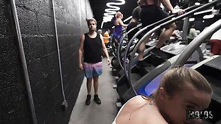 Mofos featuring Sky Wonderland's gym video