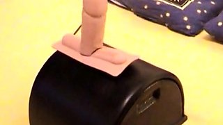 Homemade Hardcore Sex Tape with a Sybian Machine