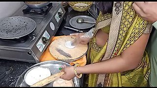 Hot Indian Desi Aunty Kavitha Raj Fucked Hard in Kitchen - Cowgirl & Big Tits Action