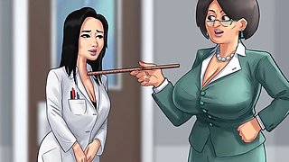 Cartoon sex game playthrough and gameplay action with Lewdgames01