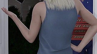Naughty Neighbours - V0.57 - Libby Showed Her Boobs to the Delivery Guy to Get the Pizzas for Free
