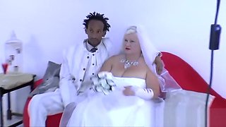 LACEYSTARR - Granny bride fed with cum after BBC pounding