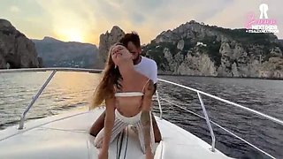 Screwing the Captain on a Capri Boat Trip