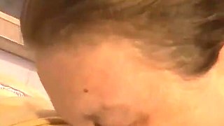 Cheating in Germany with a Cougar Slut with Small Tits and Brown Hair Gets Fucked in the Pussy