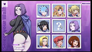 Waifu Hub season two - Adult Raven from Teen Titans in her debut anal scene