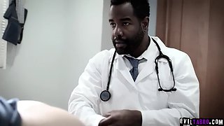Ebony doctor exploit and ass fucked his teen patient
