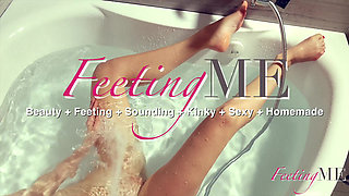 FeetingMe 32: Bathroom Sex, Urethra Fingering, Toes Insertion, Feet Fetish