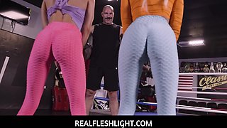 RealFleshLight - Hot Gia Dibella and Summer Vixen have a boxing match over a guy