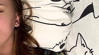 Stepdaughter Was Ready for Her Stepfather's Overnight Visit. Real Amateur Homemade Sex