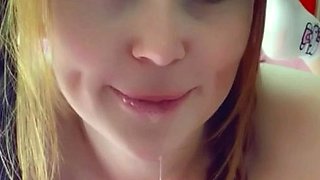 Amateur blonde teen girlfriend toyed and facialized