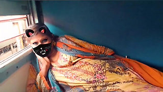 🥵TRAIN TOILET TAMIL BHABHI Tamil housewife cowgirl Jennifer fuck very hard