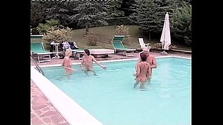 Foursome by the Pool