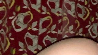 Wife's big pale fat butt got fucked and cum over