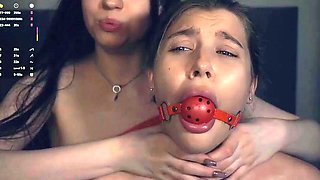 camwhore lesbian spit kiss bondage