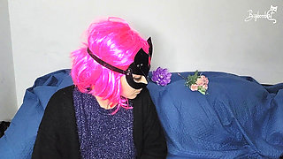 Come See Me Get off with My Big Natural Tits and Alluring Pussy Mask