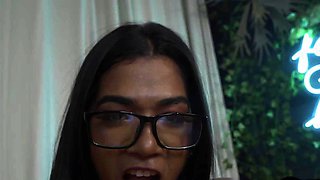 Teasing TS babe passionately fucked