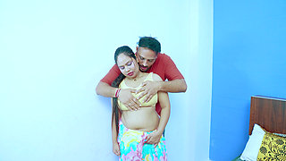 Sexy Figure Hot Kamwali Bai Offered Her Full Naked Body to Her Houseowner