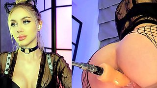 Blonde Dual Cam View by Her Fuck Machine