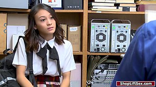 Asian student steals and gets had sex