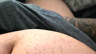 Step mom hand slip under step son underwear touching his dick