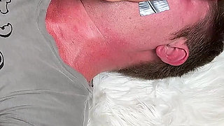 Tied and Taped Mouth Asian Foot Domination