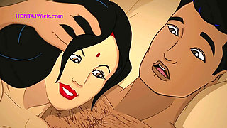Rough Evening with Perv Indian Wife, He Loves the Massive BBC Cum - Hentai Parody HQ