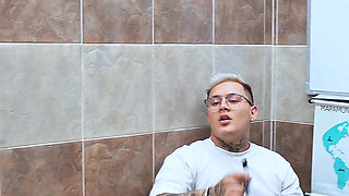 Her Name Is Alejandra Palacios, She Rides Cock in School Uniform and Stockings and Receives Creampie